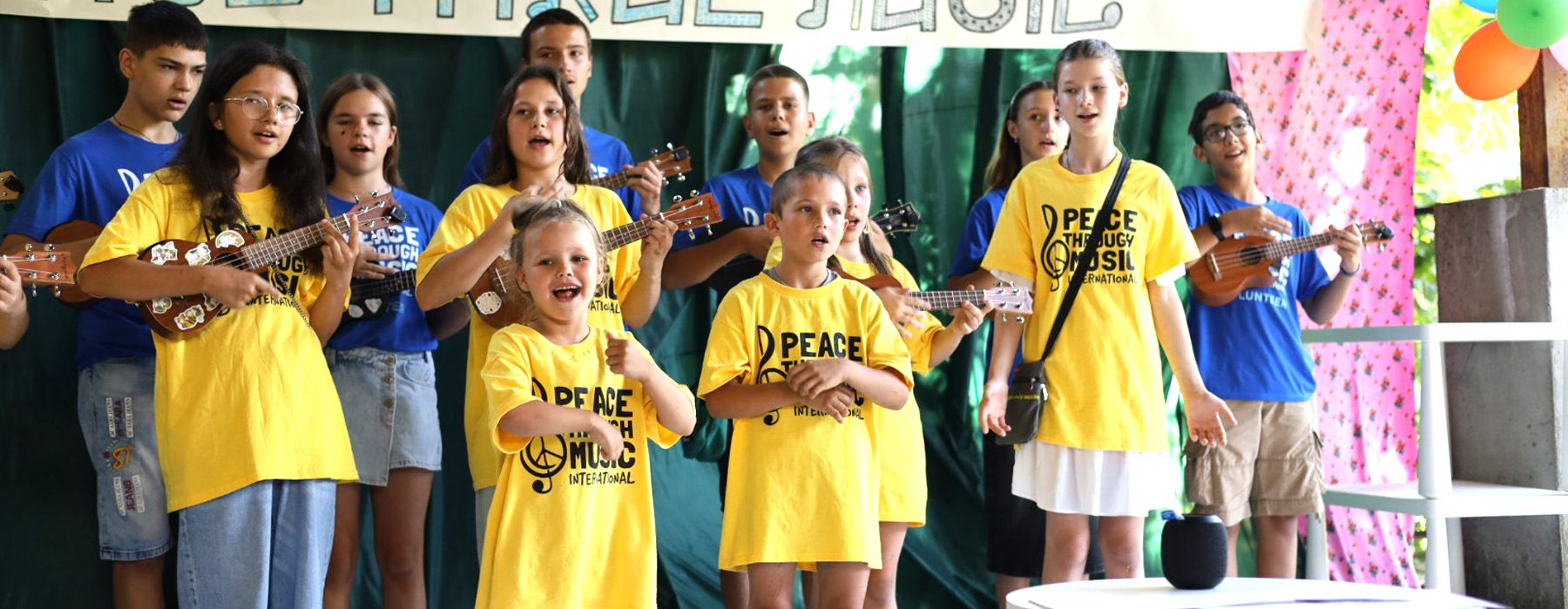 Youth performing