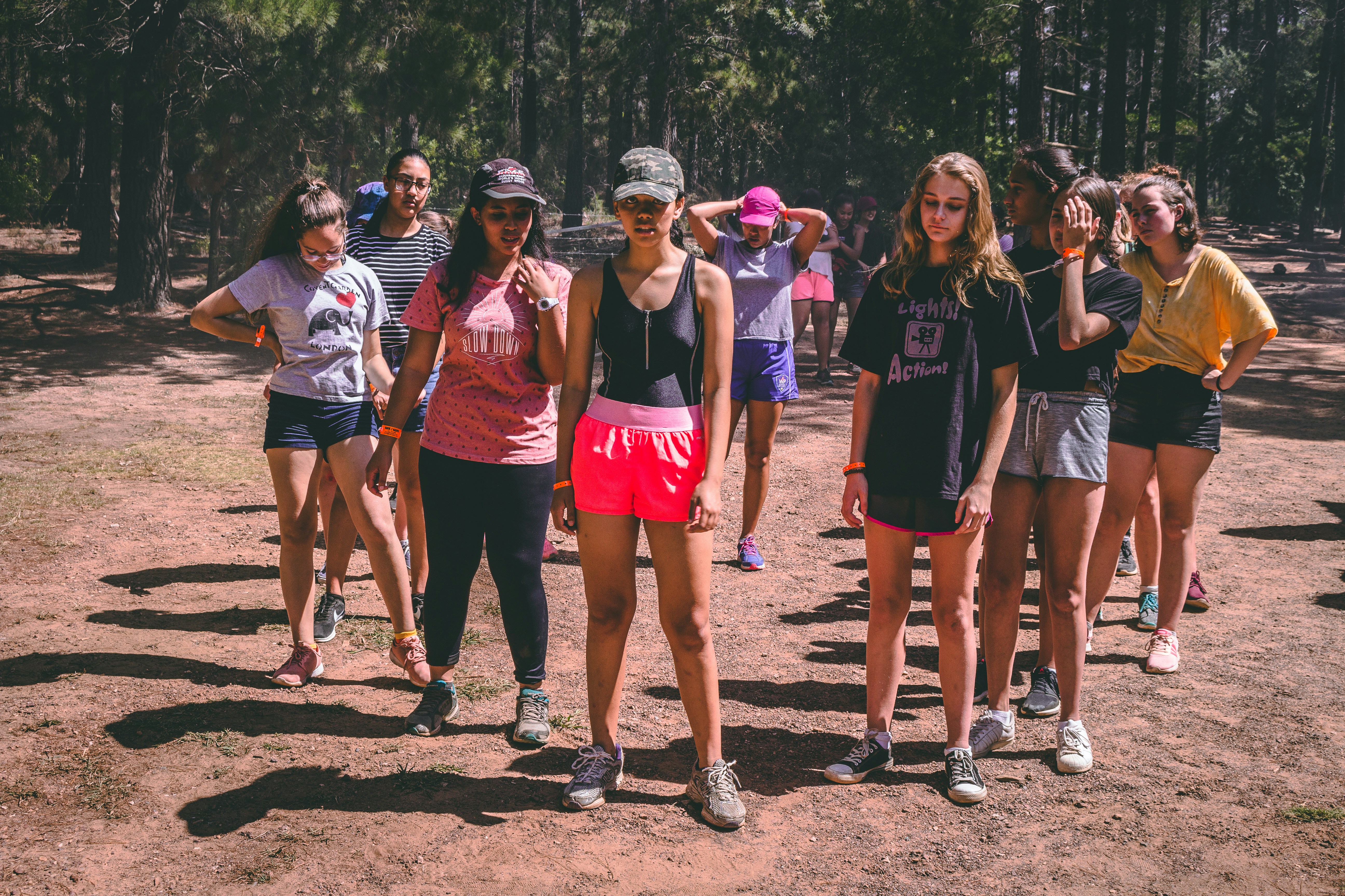 Students in nature