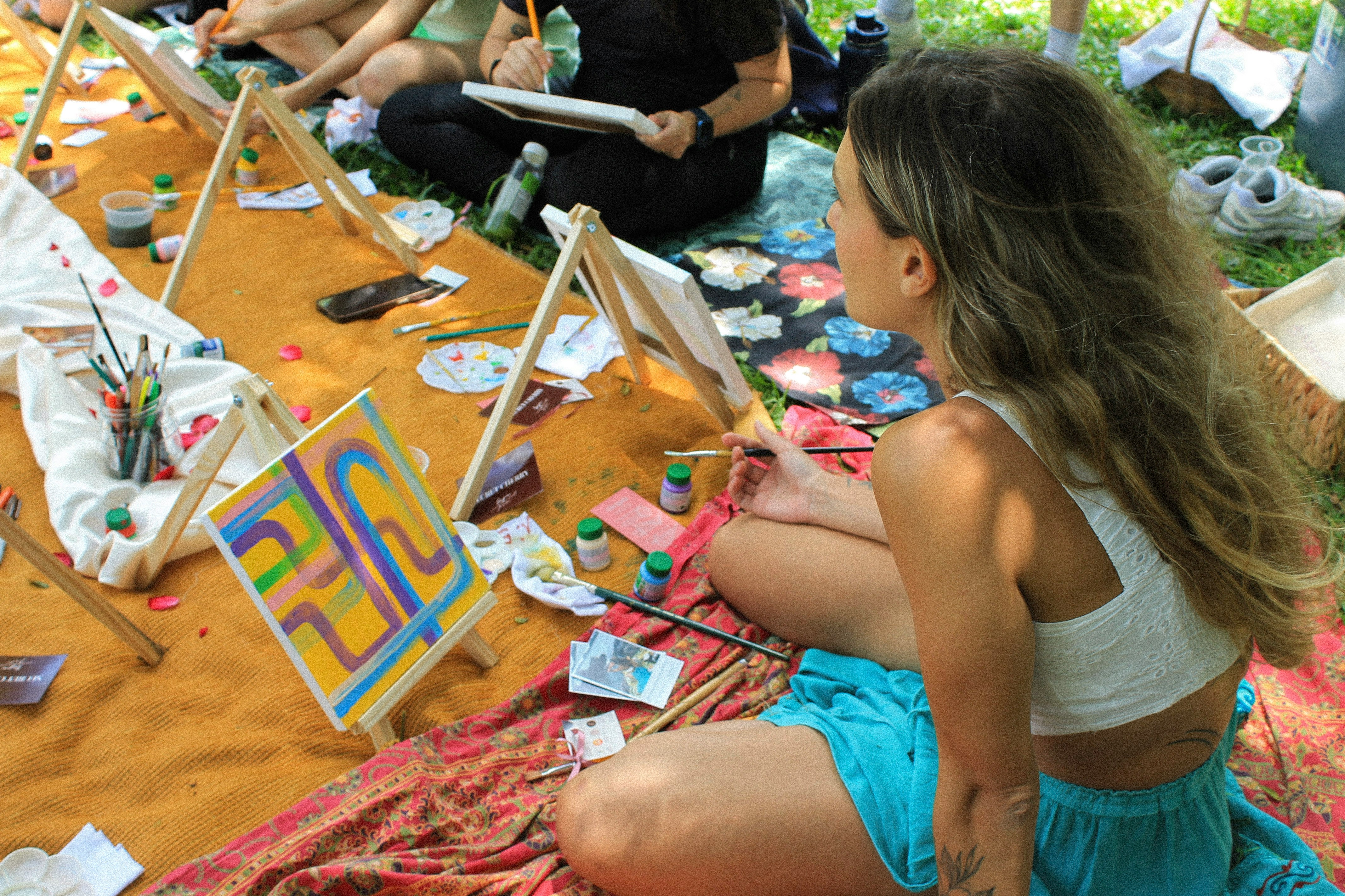 Students having fun
